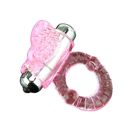 BAILE - SWEET ABS 10 RYTHMES RING VIBRATEUR ROSE ANNEAU PÉNIS