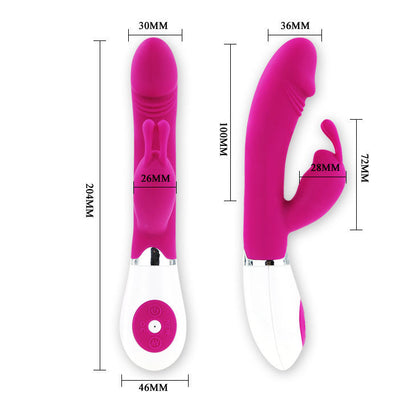 PRETTY LOVE - VIBRADOR DE COQUETEO CON GEN CONEJO