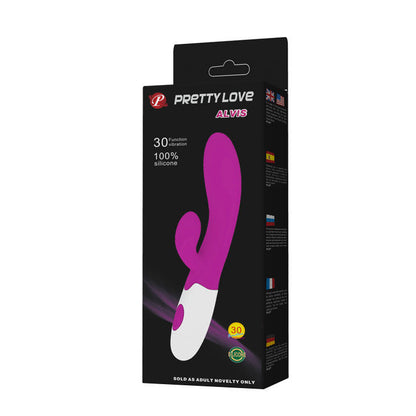 PRETTY LOVE - VIBRADOR FLIRTATION ALVIS CON ESTIMULADOR DE CLÍTORIS