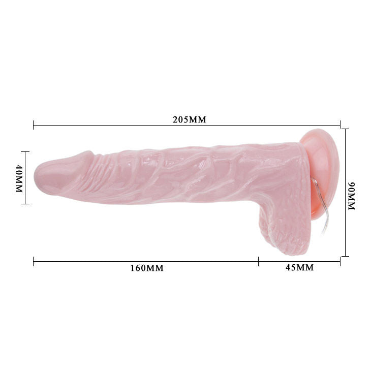 BAILE - DILDO RÉALISTE SUPER ROTA DONG 20,5 CM 