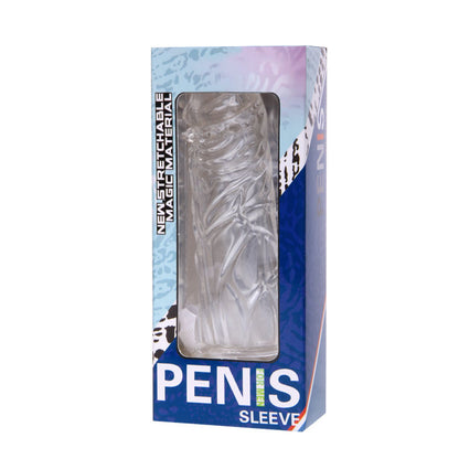 BAILE - COUVRE-PENIS LILAS EN SILICONE ADAPTABLE 13 CM