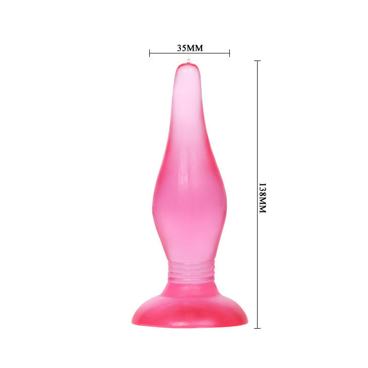 BAILE - PLUG ANAL TACTO SUAVE LILA 14,2 CM