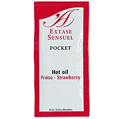 EXTASE SENSUAL - HUILE STIMULANTE À LA FRAISE 10 ML