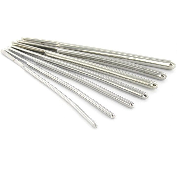 DILATATEUR URETHRAL EN ACIER MÉTAL DUR - 6MM