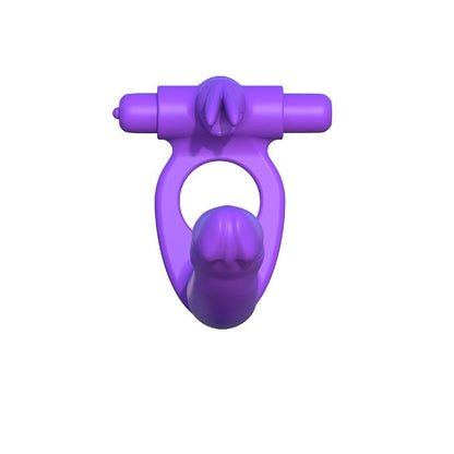 FANTASY C-RINGZ - VIBRADOR DOBLE DE SILICONA CONEJO