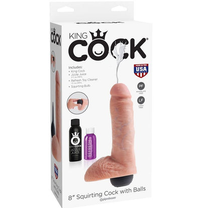 KING COCK - ÉJACULATEUR NATUREL RÉALISTE PÉNIS 20,32 CM