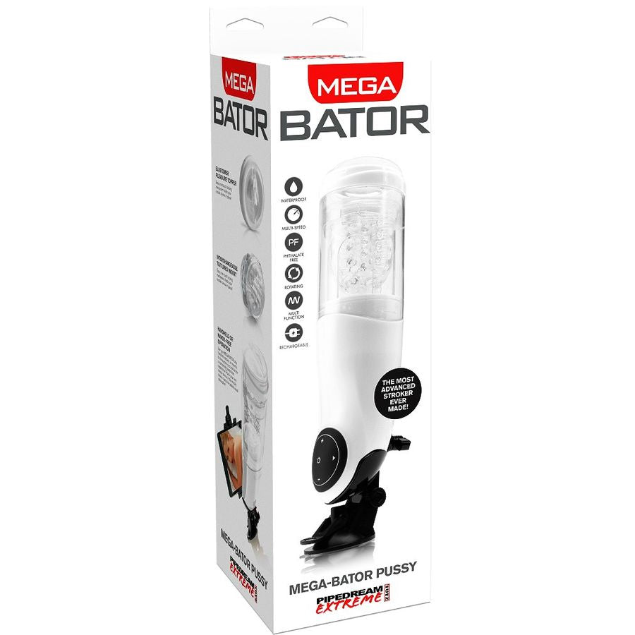 EXTREME TOYZ - PDX MEGA BATOR USB MASTURBATEUR MÂLE VAGIN BLANC