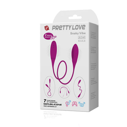 PRETTY LOVE - VIBRATEUR SNAKY DELUXE 7 V