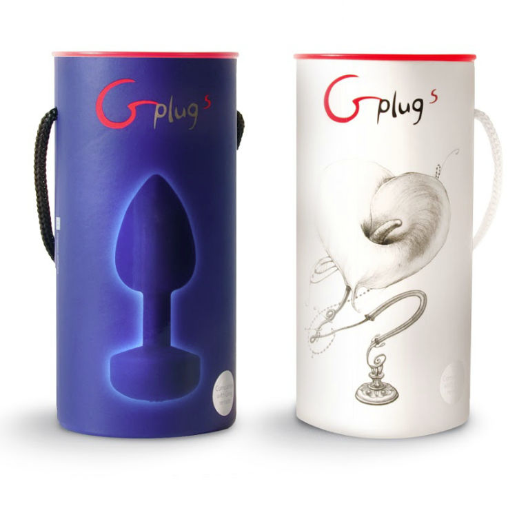 G-VIBE - FUNTOYS GPLUG VIBRATEUR ANAL RECHARGEABLE GRAND BLEU CIEL 3,9 CM