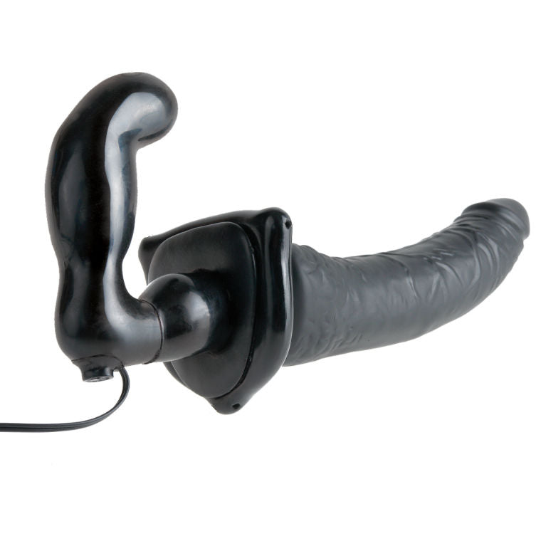 SERIE FETISH FANTASY - SERIE DELUXE VIBRADOR PENETRIS STRAP-ON