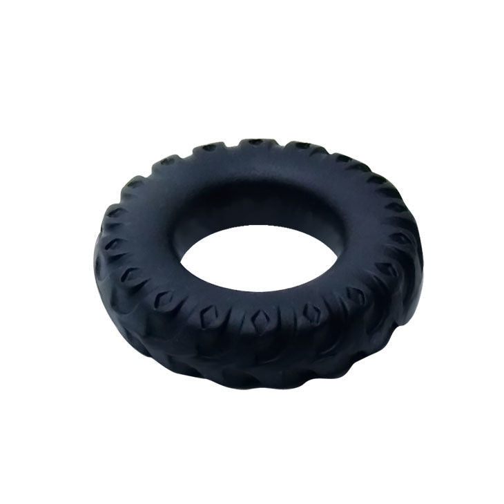 BAILE - ANILLO PARA PENE TITAN NEGRO VERDE 2 CM 