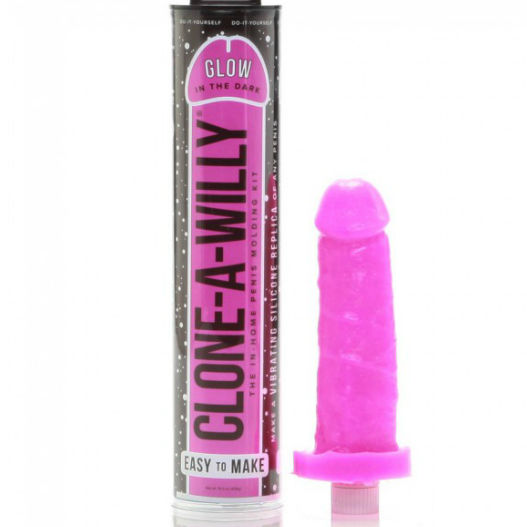 CLONE A WILLY - CLONADOR DE PENE LUMINISCENTE ROSA CON VIBRADOR