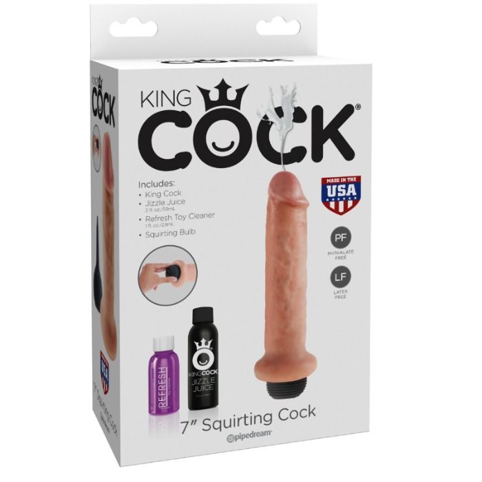 KING COCK - GODE ÉJACULATEUR DE 17,8 CM