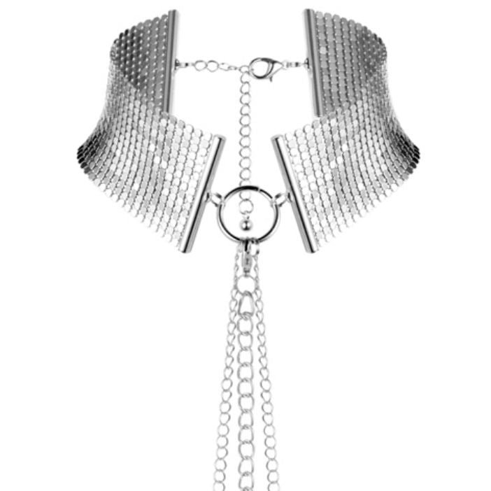 BIJOUX - COLLAR METALLIC PLATA DÉSIR MÉTALLIQUE