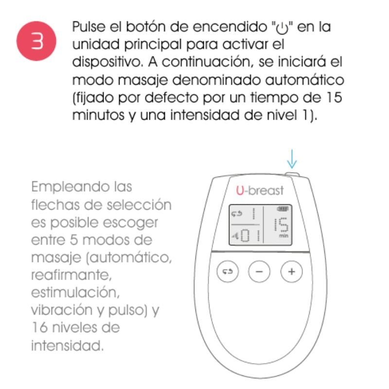 500 COSMÉTICOS - U BREAST AUMENTO DE SENOS ELECTROESTIMULACIÓN