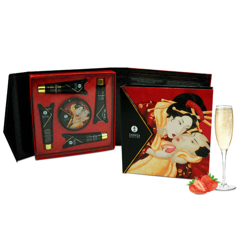 SHUNGA - KIT GEISHA SECRETA DE FRESAS Y CAVA