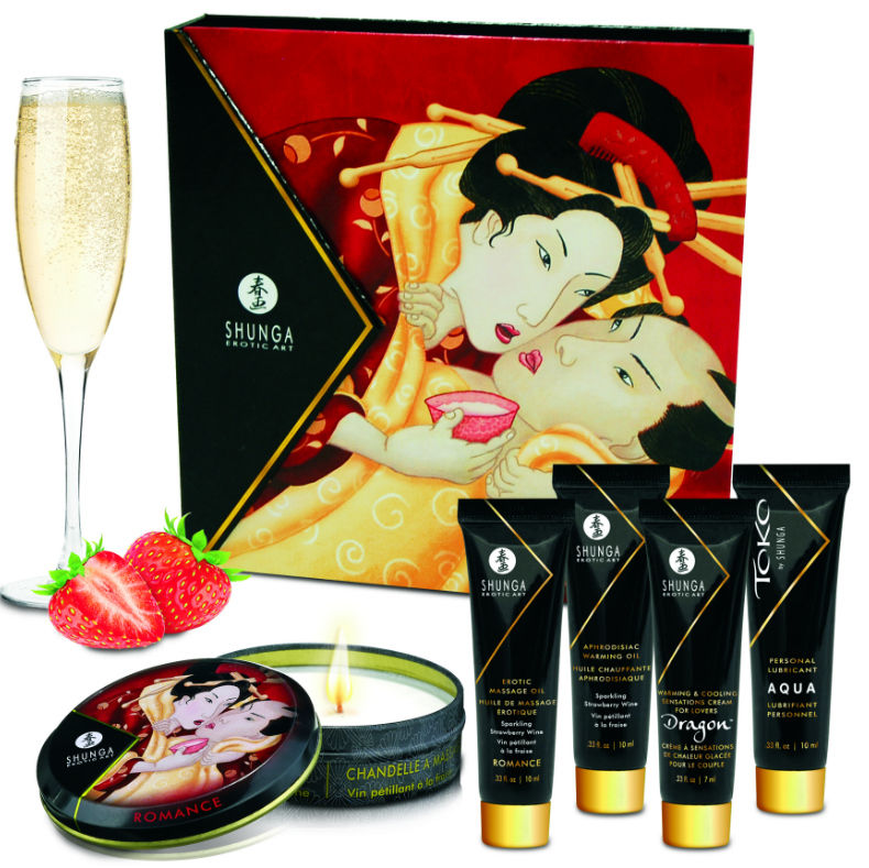 SHUNGA - KIT GEISHA SECRETA DE FRESAS Y CAVA