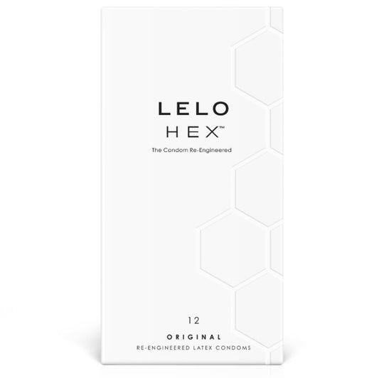 LELO - BOÎTE DE PRÉSERVATIFS HEX 12 UNITÉS