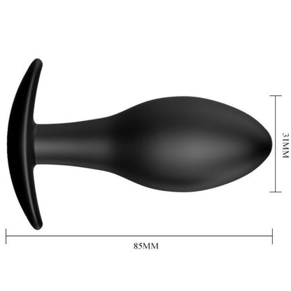 PRETTY LOVE - ANAL PLUG SILICONE ANCHOR 8.5 CM BLACK