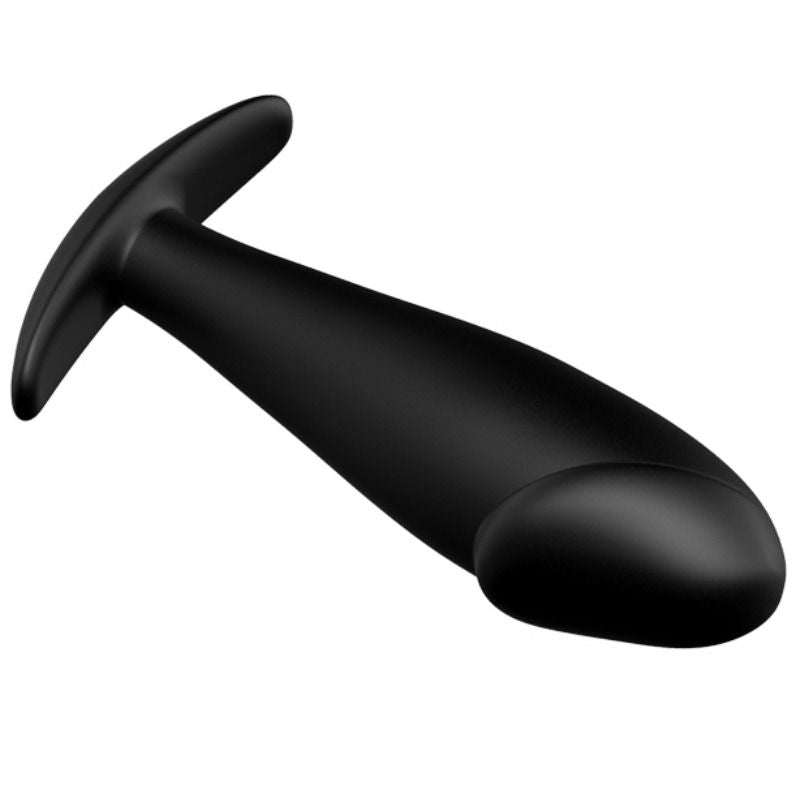 PRETTY LOVE - SILICONE ANAL PLUG PENIS FORM AND 12 VIBRATION MODES BLACK