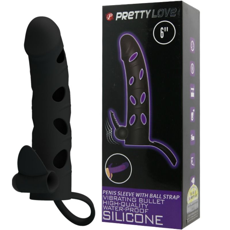 PRETTY LOVE - COQUE EN SILICONE AVEC VIBRATION 15,2 CM