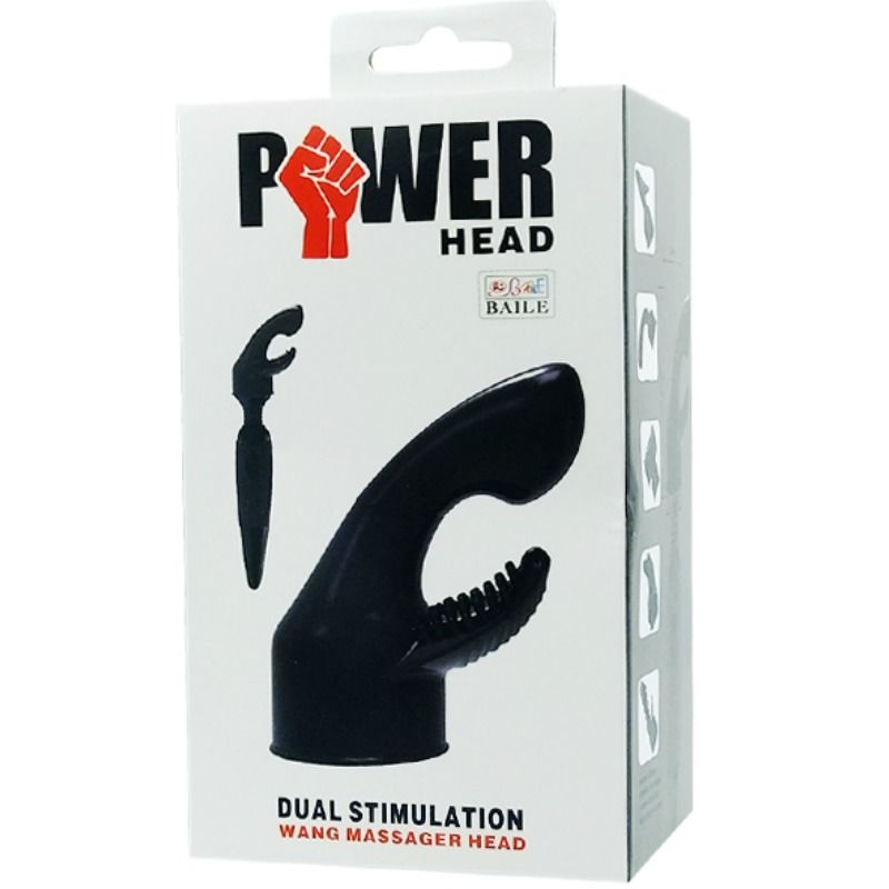 BAILE - POWER HEAD TÊTE INTERCAMBIABLE POUR STIMULATION POINTUELLE DE MASSAGERGIE ET ​​CLITORIS