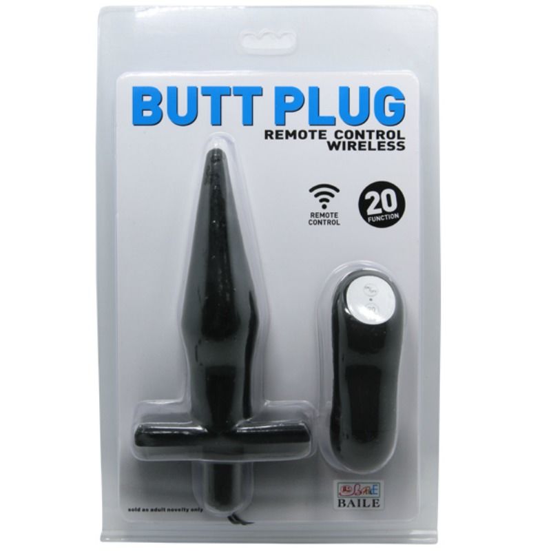 BAILE - DANCE BUTT PLUG ANAL AVEC VIBRATION NOIR