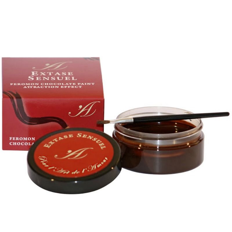 EXTASE SENSUAL - PEINTURE CORPORELLE AU CHOCOLAT AVEC EFFET ATTRACTION 50 ML