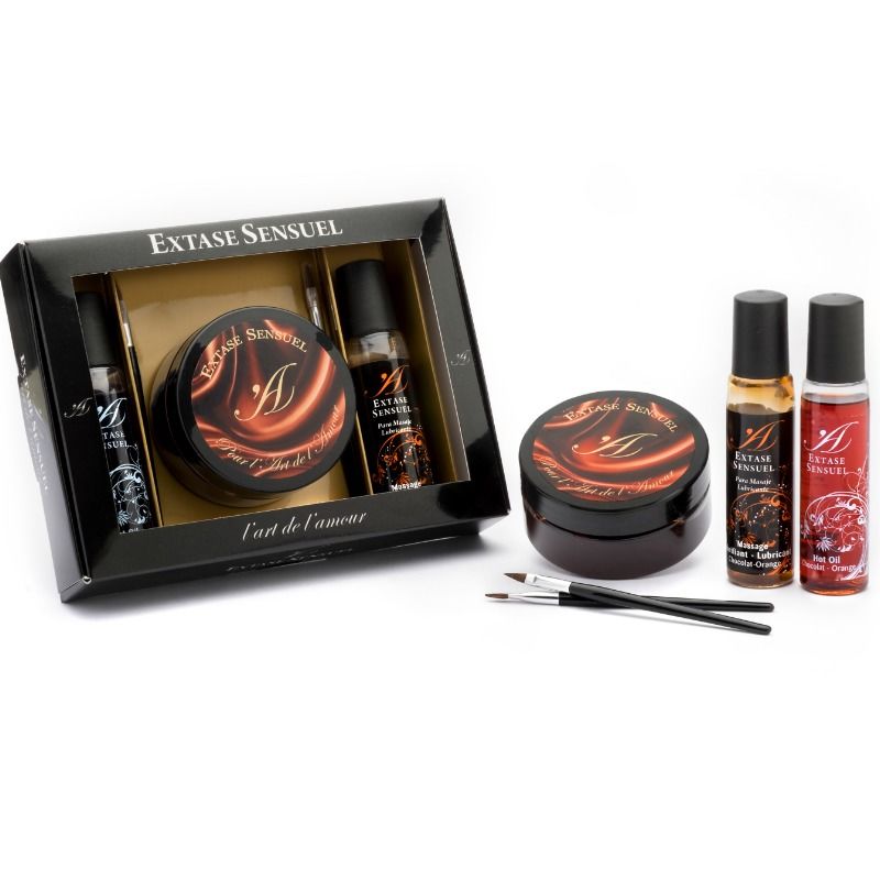 EXTASE SENSUAL - KIT POITRINE EN CHOCOLAT APHRODISIAQUE