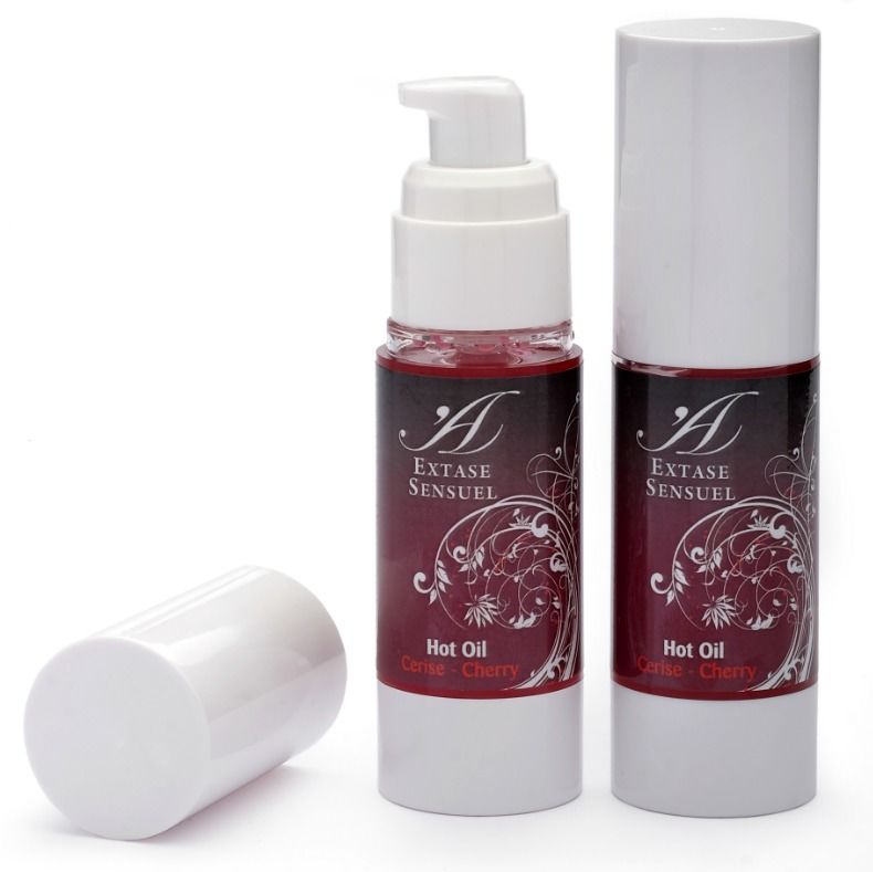 EXTASE SENSUAL - HUILE STIMULANTE THERMIQUE CERISE 30 ML