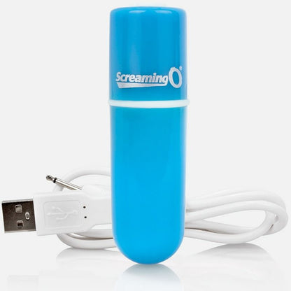 SCREAMING O - RECHARGEABLE VIBRATING BULLET VOOOM BLUE