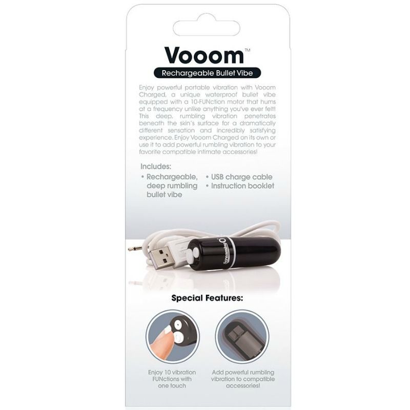 SCREAMING O - BULLET VIBRANT RECHARGEABLE VOOOM NOIR