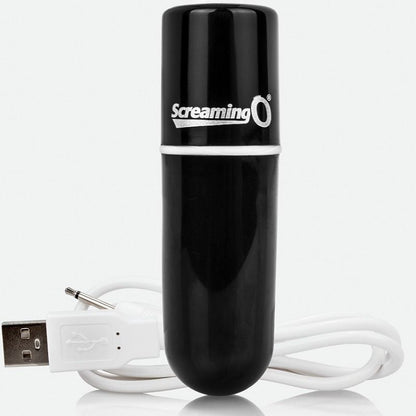 SCREAMING O - BULLET VIBRANT RECHARGEABLE VOOOM NOIR