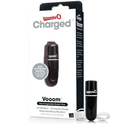 SCREAMING O - BULLET VIBRANT RECHARGEABLE VOOOM NOIR