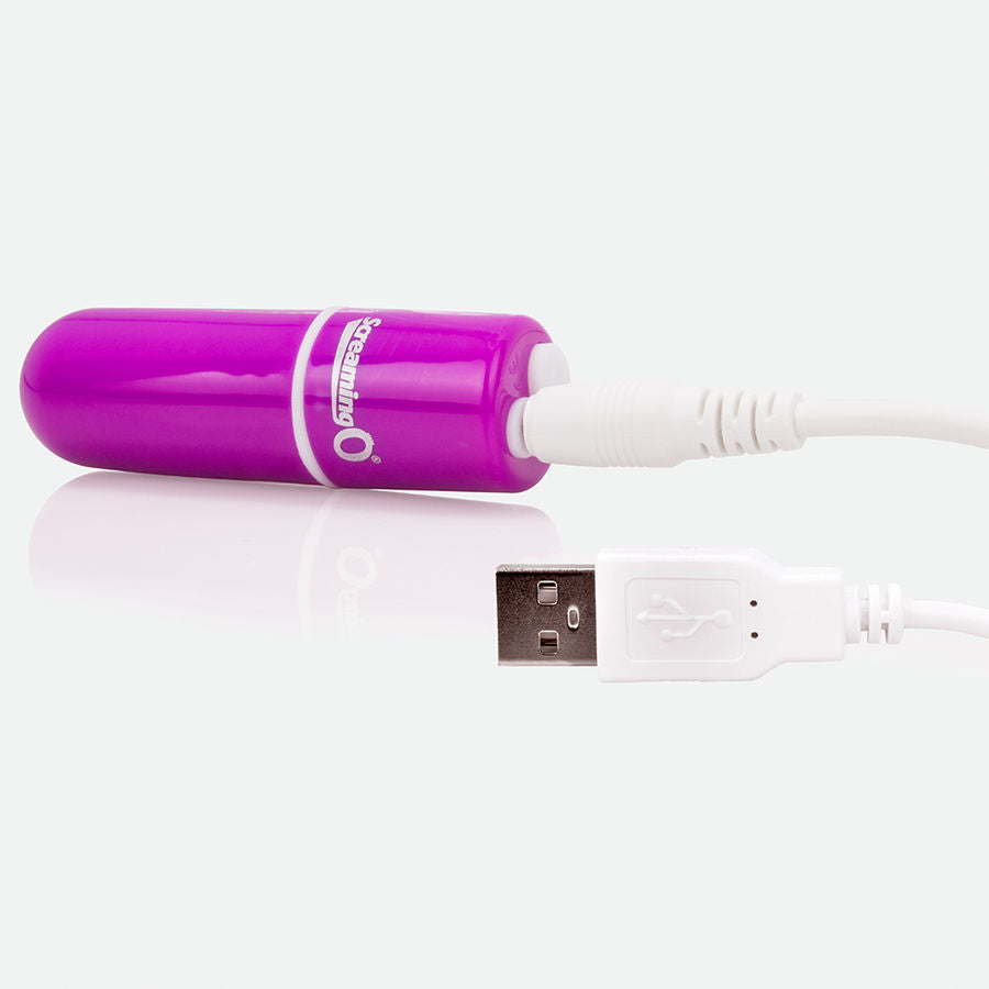 SCREAMING O - RECHARGEABLE VIBRATING BULLET VOOOM LILAC