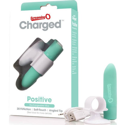 SCREAMING O - MASSAGE RECHARGEABLE POSITIF VERT