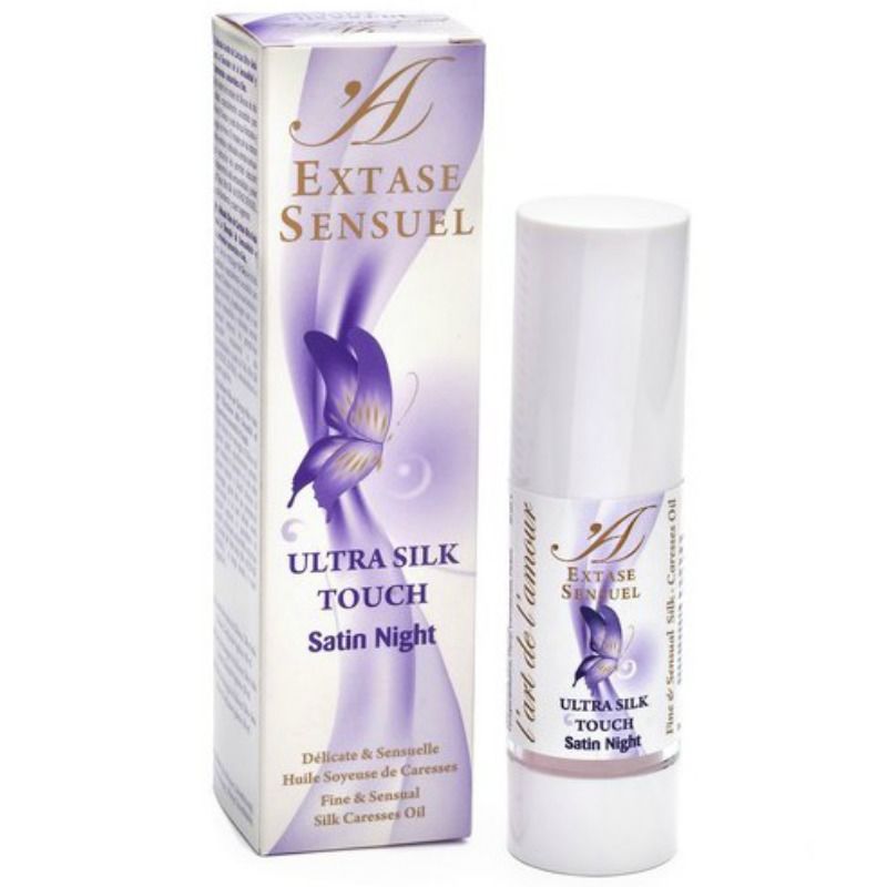 EXTASE SENSUAL - ACEITE DE MASAJE NOCTURNO SATINADO CON TACTO DE SEDA ULTRA