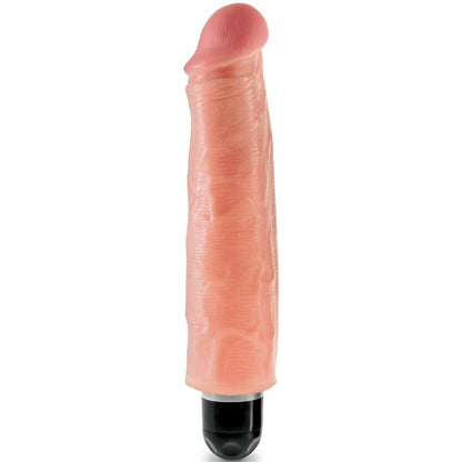 KING COCK - 17.8 CM VIBRATING STIFFY FLESH