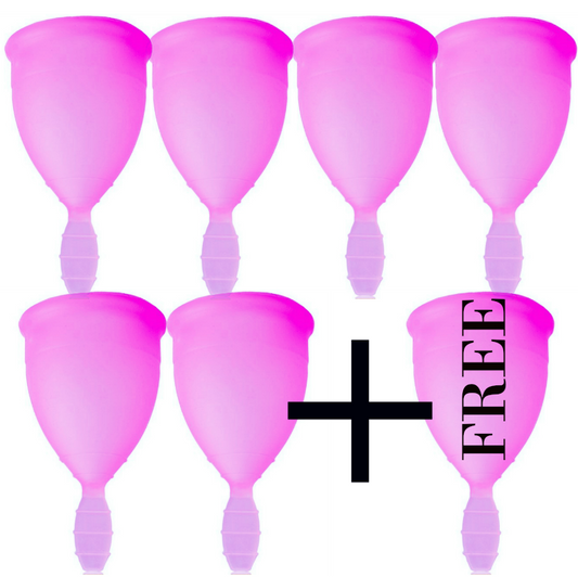 NINA KIKÍ - COUPE MENSTRUELLE TAILLE S LILAS 6 + 1 GRATUITE