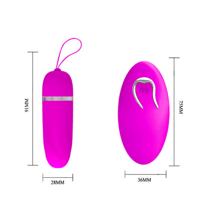 PRETTY LOVE - DEBBY VIBRATING EGG WITH CONTROL