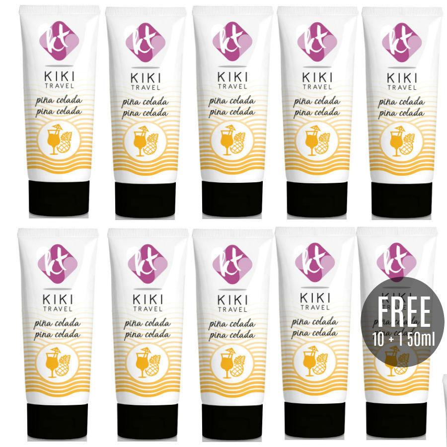 KIKÍ TRAVEL - LUBRIFIANT SAVEUR PINA COLADA 50 ML 10 + 1 GRATUIT