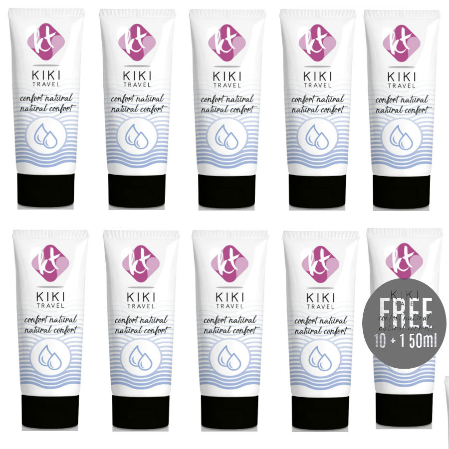 KIKÍ TRAVEL - GEL GLISSANT CONFORT NATUREL 50ML 10 + 1 OFFERT