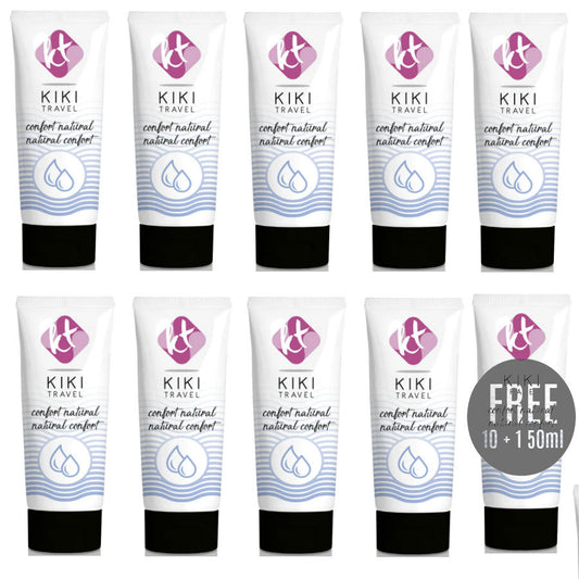 KIKÍ TRAVEL - GEL DESLIZANTE NATURAL CONFORT 50ML 10 + 1 GRATIS