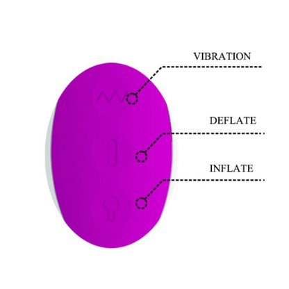 PRETTY LOVE - VIBRADOR INFLABLE RECARGABLE DEMPSEY