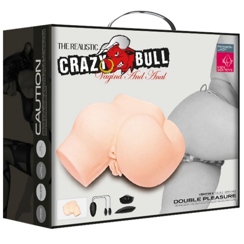 CRAZY BULL - CULO CON VAGINA Y ANO REALISTAS Y VIBRACIÓN