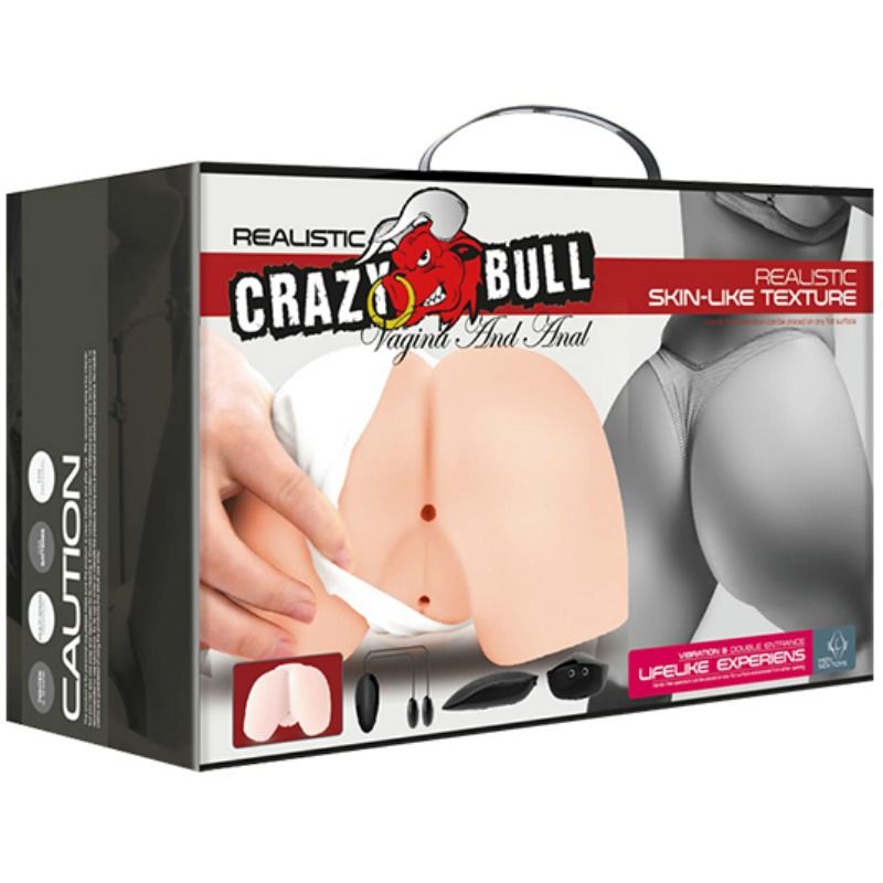 CRAZY BULL - REALISTIC VAGINA AND ANUS WITH VIBRATION POSITION 4