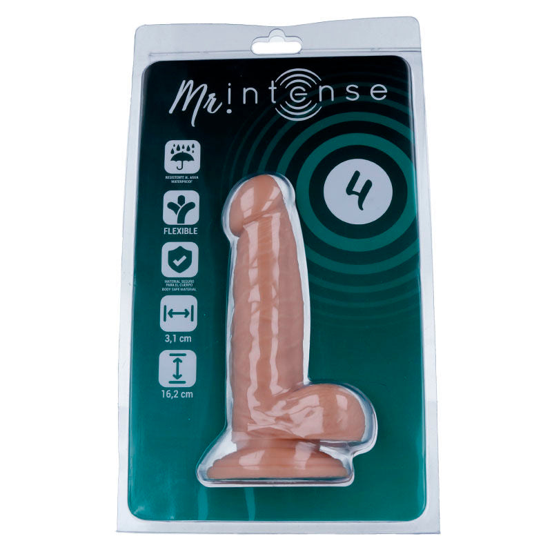 MR INTENSE - 4 PÉNIS RÉALISTES 16,2 CM -O- 3,1 CM