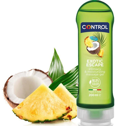 CONTROL - 2 EN 1 MASSAGE &amp; PLAISIR EXOTIQUE 200 ML