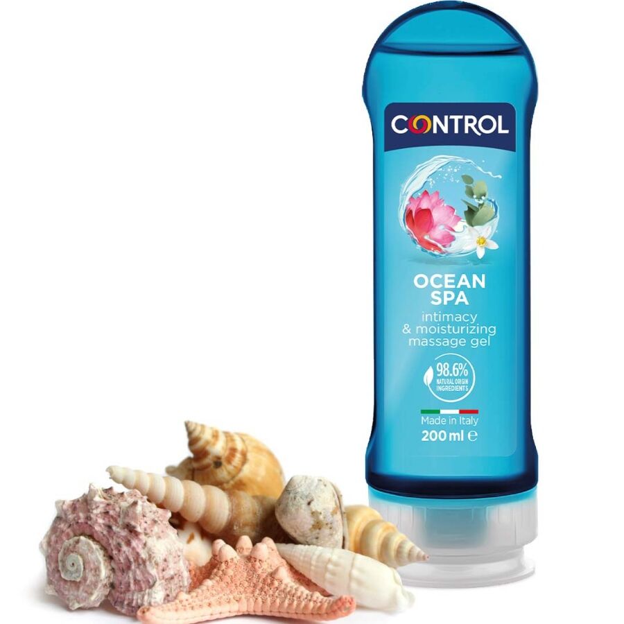 CONTROL - 2 EN 1 MASSAGE &amp; PLAISIR MER MÉDITERRANÉE 200 ML