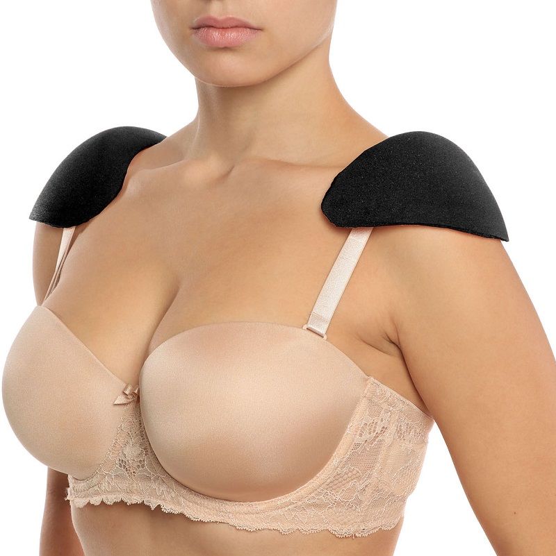 BYE-BRA - PROTECTORES DE HOMBRO DE SOPORTE NEGRO